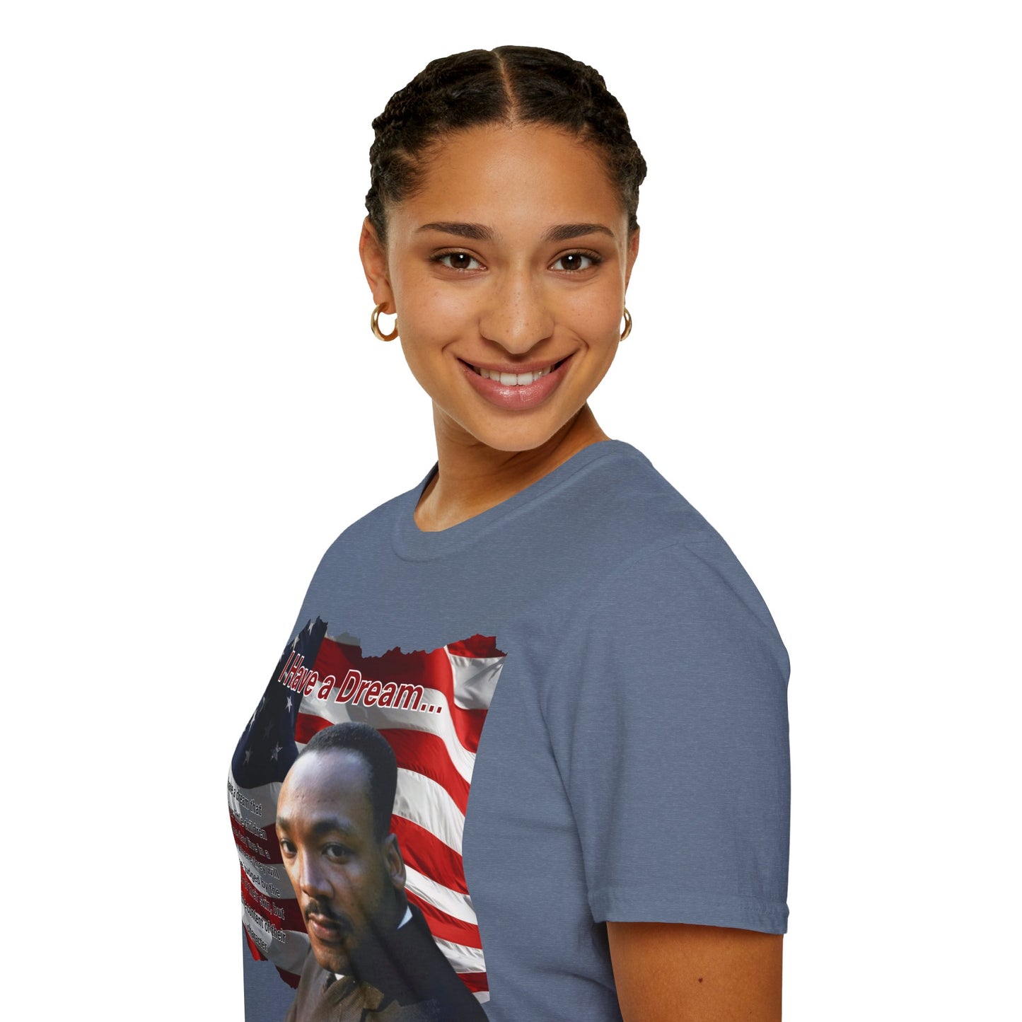 "I Have a Dream" MLKJr Dark colors Unisex T-Shirt by theGreenDragonTavern.shop