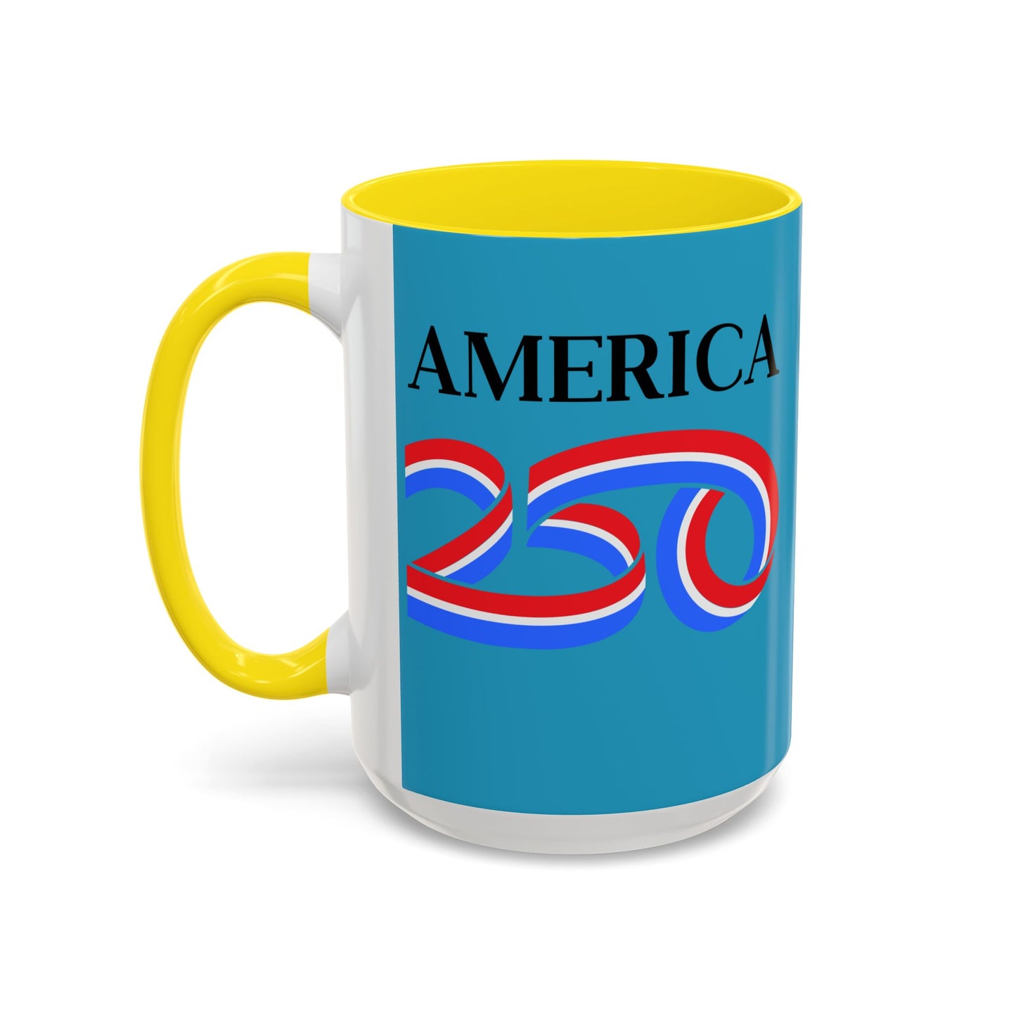 America 250 Turquoise Accent Mug by theGreenDragonTavern.shop
