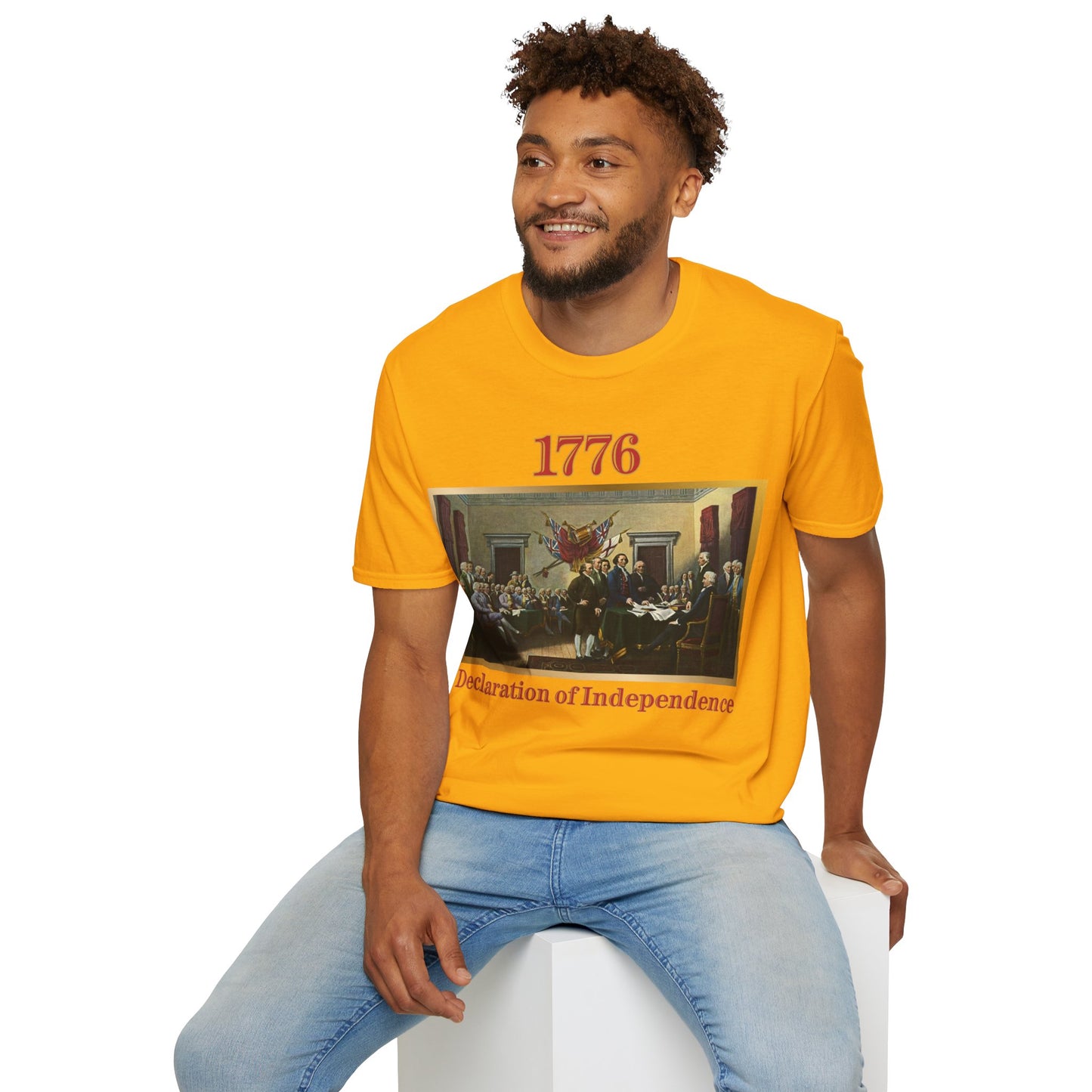 Declaration of Independence Light colors Unisex T-Shirt by theGreenDragonTavern.shop