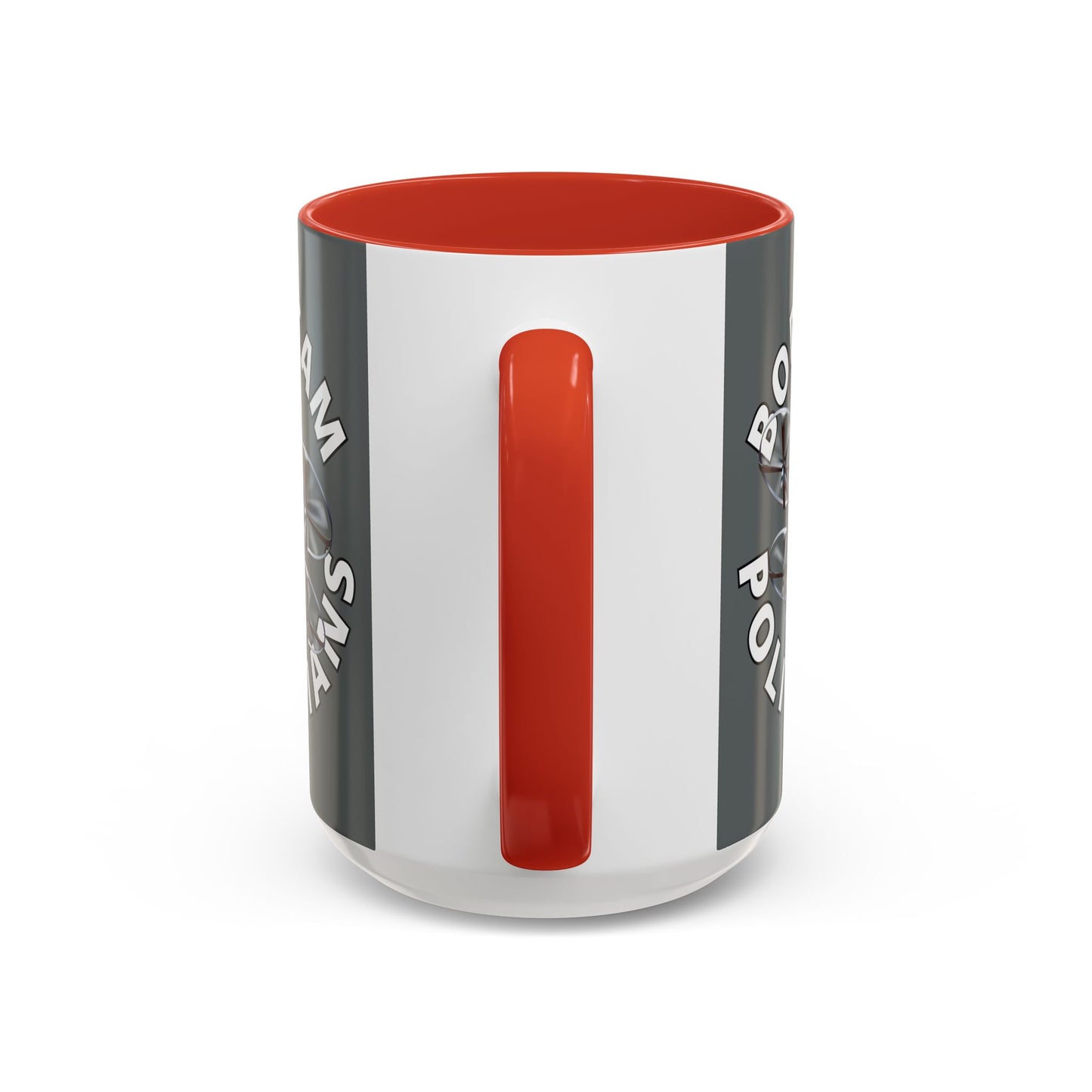 Bodycam the Politicians Drone Grey Accent Mug by theGreenDragonTavern.shop