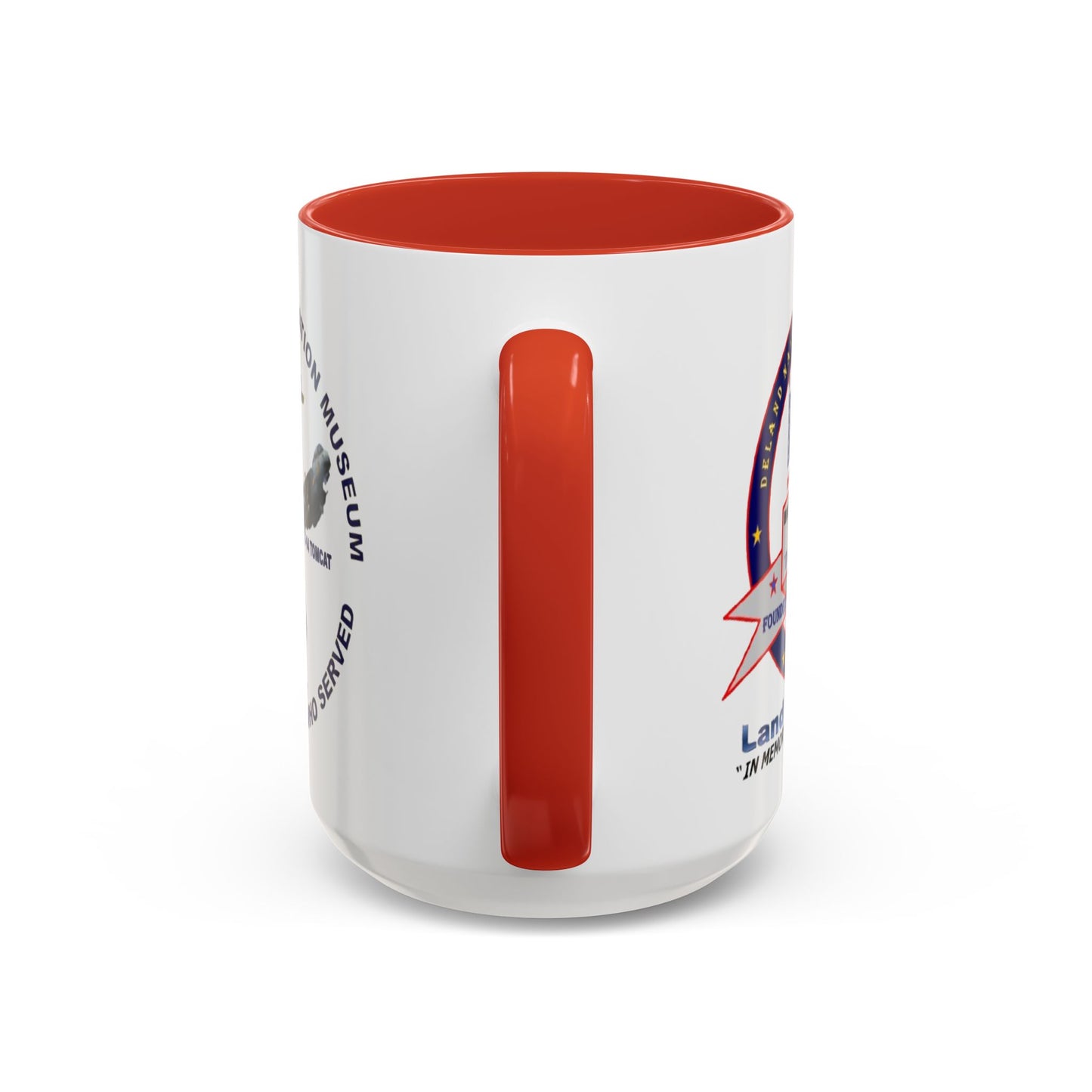 DNASM 2-sided, Founding & Student Art White Accent Mug by theGreenDragonTavern.shop