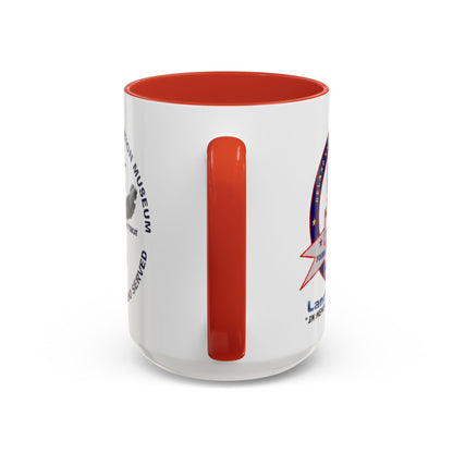 DNASM 2-sided, Founding & Student Art White Accent Mug by theGreenDragonTavern.shop