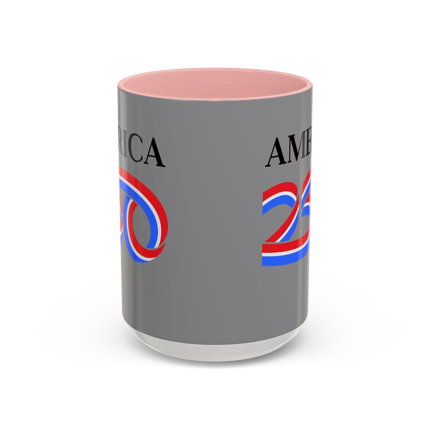 America 250 Grey Accent Mug by theGreenDragonTavern.shop