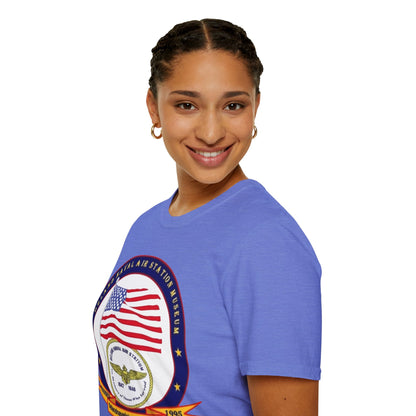 DeLand Naval Air Station Museum Lighter Colors Unisex T-Shirt by theGreenDragonTavern.shop