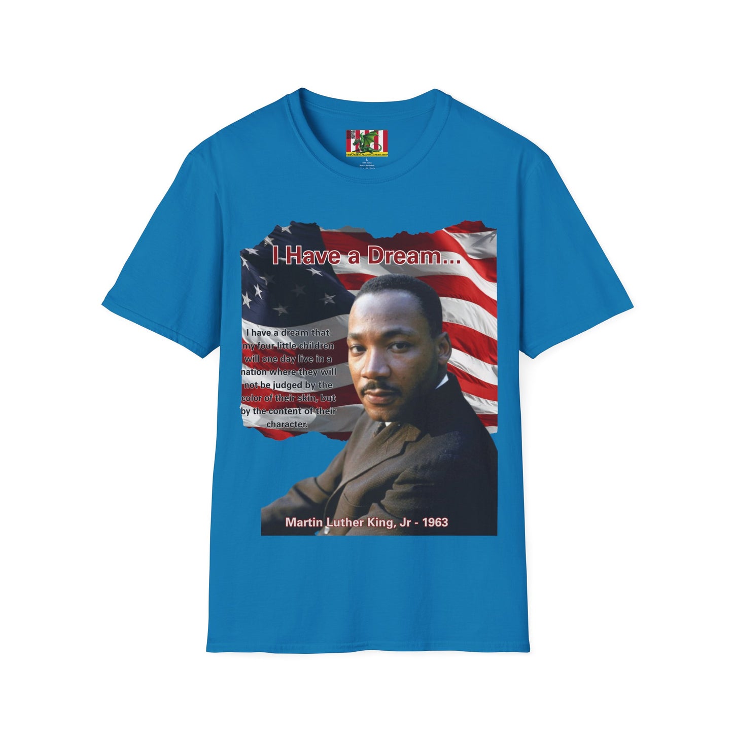 "I Have a Dream" MLKJr Dark colors Unisex T-Shirt by theGreenDragonTavern.shop