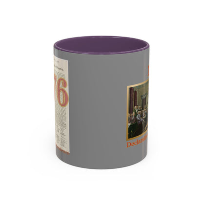 Declaration of Independence Grey Accent Mug by theGreenDragonTavern.shop