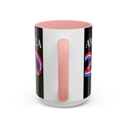 America 250 Black Accent Mug by theGreenDragonTavern.shop