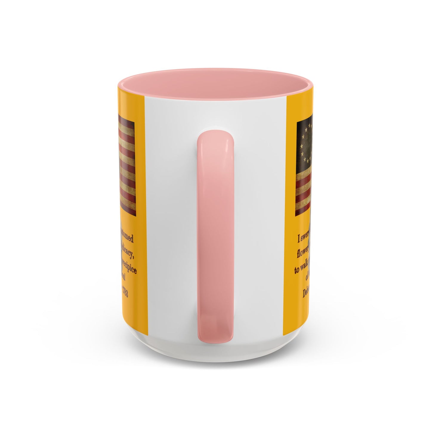 Deborah Sampson, America's Mulan Yellow Accent Mug by theGreenDragonTavern.shop