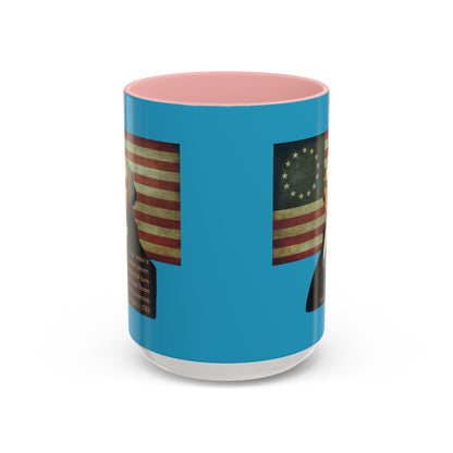 Washington's Earnest Prayer Turquoise Accent Mug by theGreenDragonTavern.shop