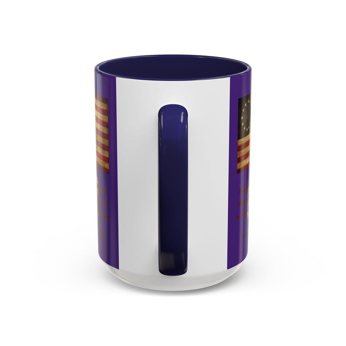 Deborah Sampson, America's Mulan Dark Purple Accent Mug by theGreenDragonTavern.shop