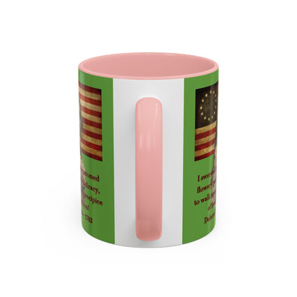 Deborah Sampson, America's Mulan Green Accent Mug by theGreenDragonTavern.shop
