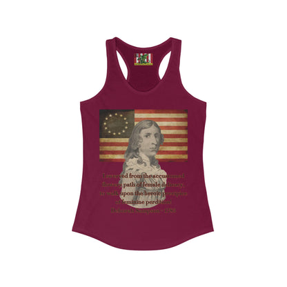 Deborah Sampson, America's Mulan Women's Racerback Tank Top by theGreenDragonTavern.shop