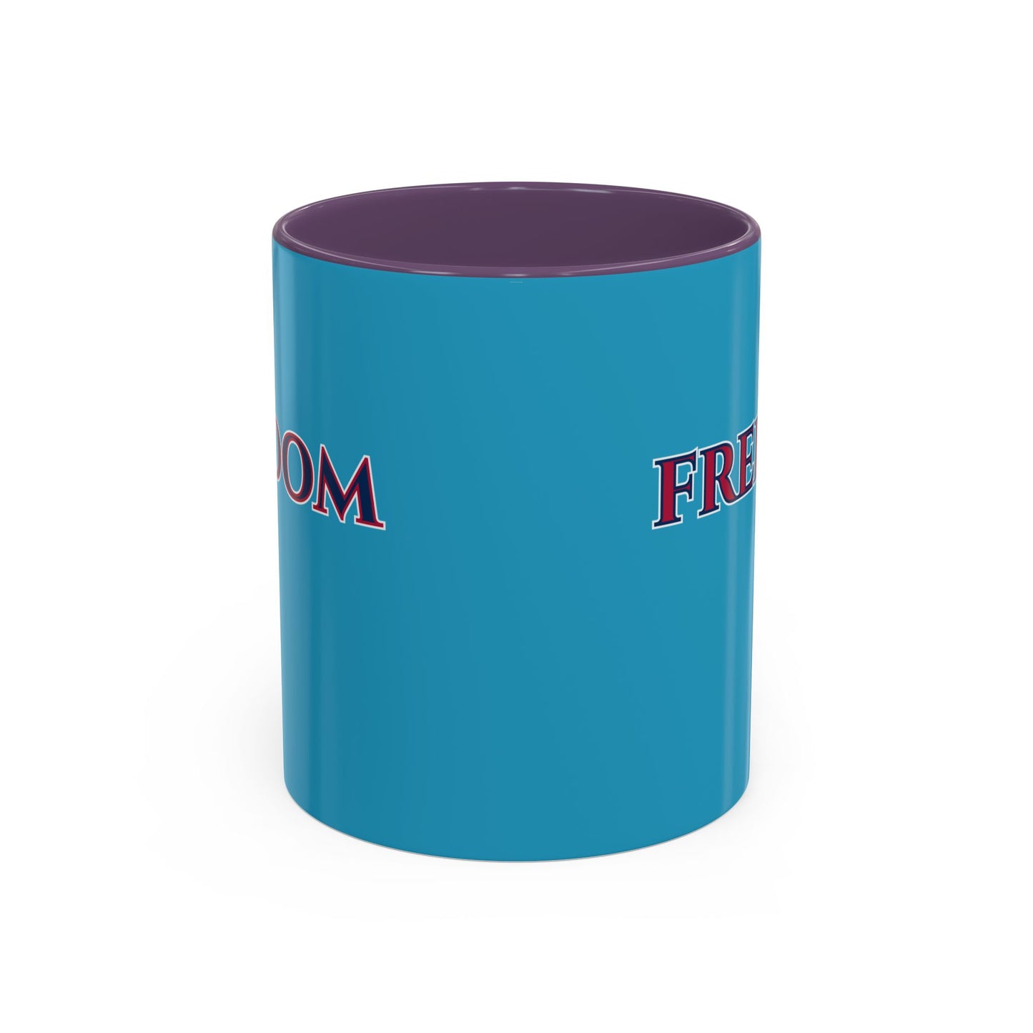 Freedom, Turquoise Accent Mug by theGreenDragonTavern.shop