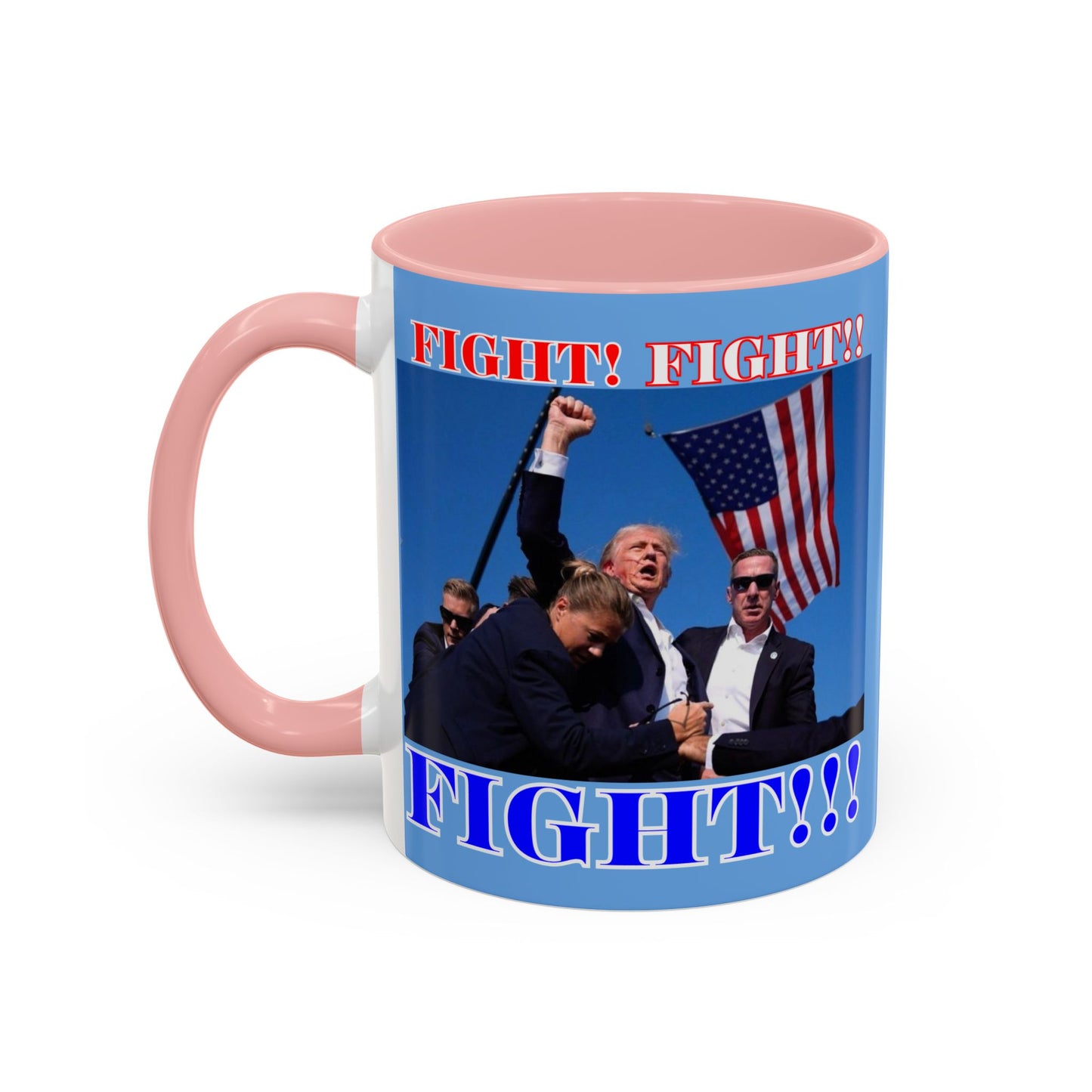 FIGHT! FIGHT!! FIGHT!!! Accent Mug by theGreenDragonTavern.shop