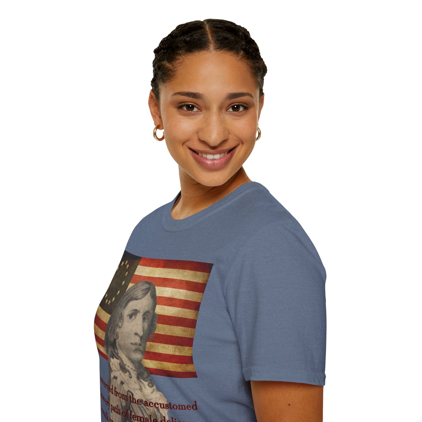 Deborah Sampson, America's Mulan Dark colors Unisex T-Shirt by theGreenDragonTavern.shop