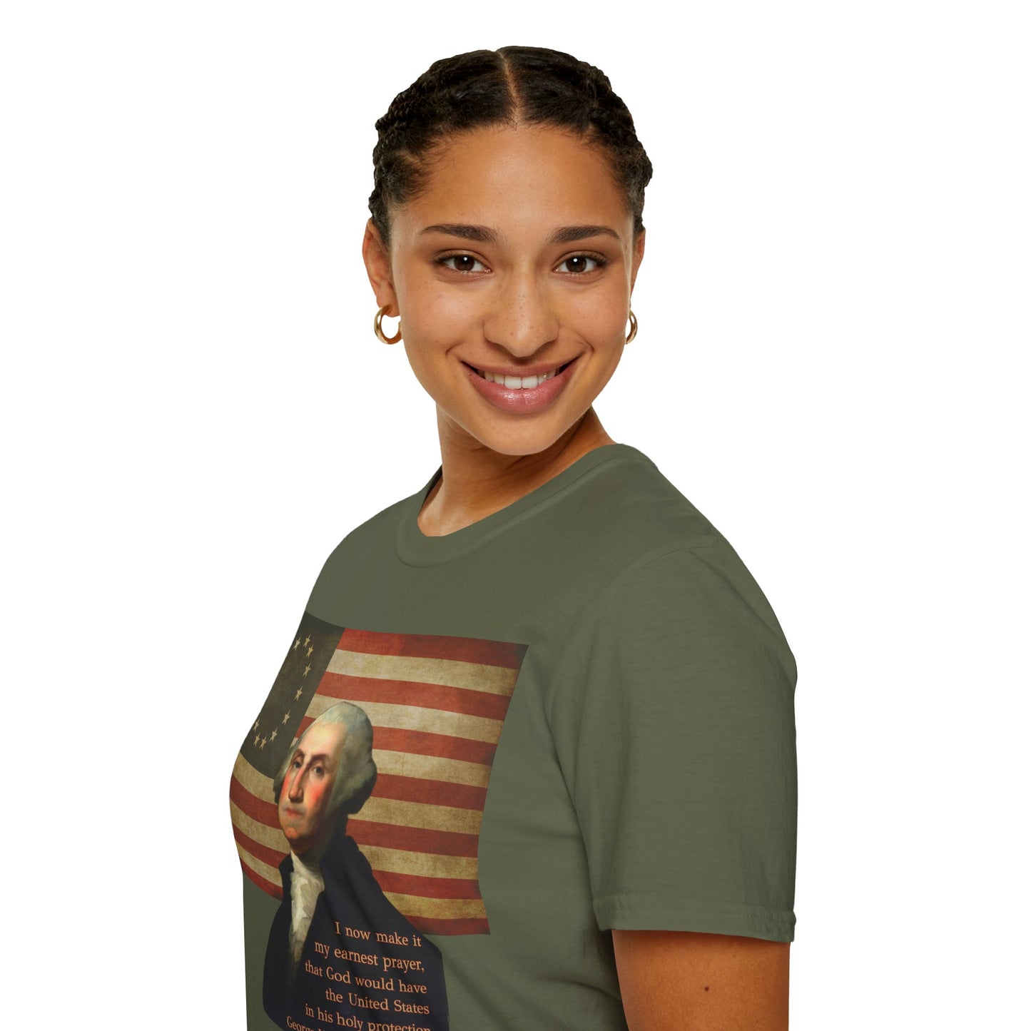 Washington's Earnest Prayer Dark colors Unisex T-Shirt by theGreenDragonTavern.shop