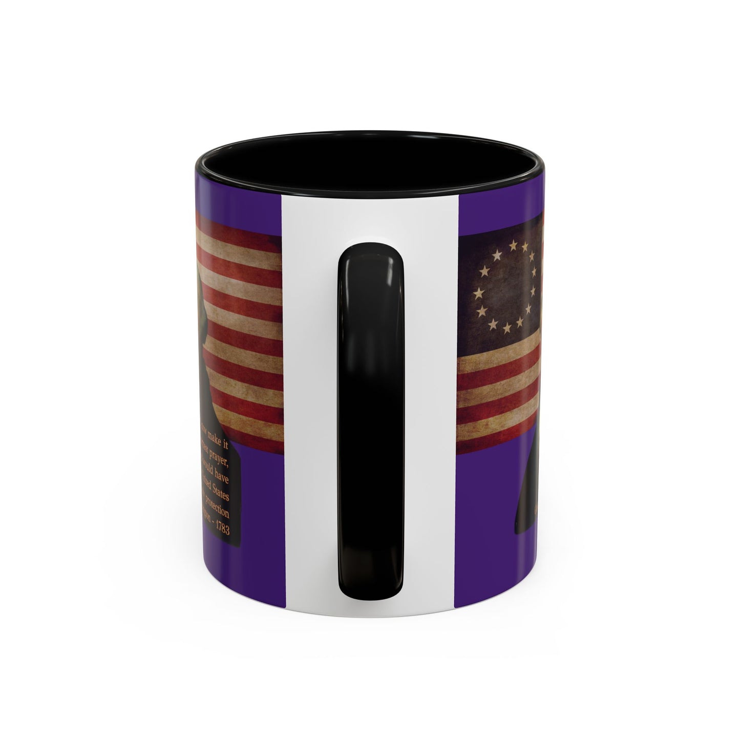 Washington's Earnest Prayer Purple Accent Mug by theGreenDragonTavern.shop
