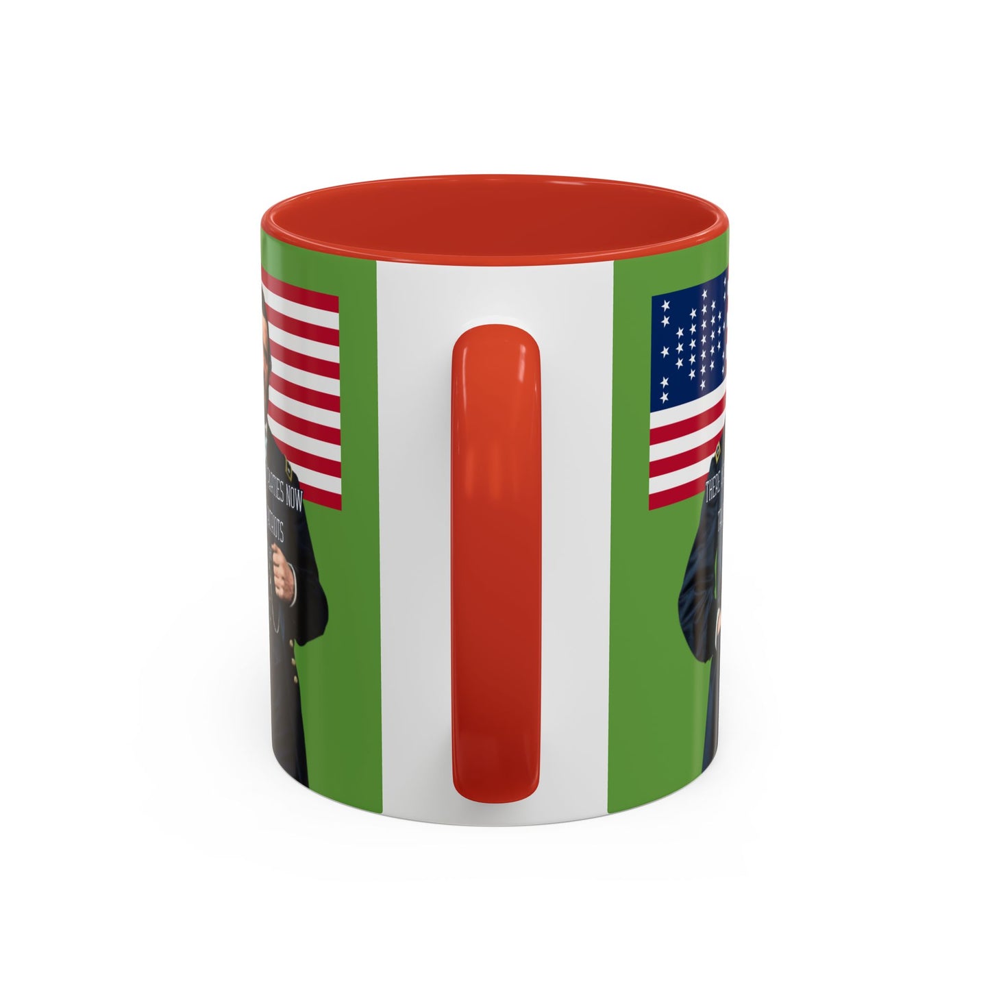"Traitors and Patriots" Ulysses Grant Green Accent Mug by theGreenDragonTavern.shop