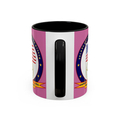 DeLand Naval Air Station Museum Pink Accent Mug by theGreenDragonTavern.shop