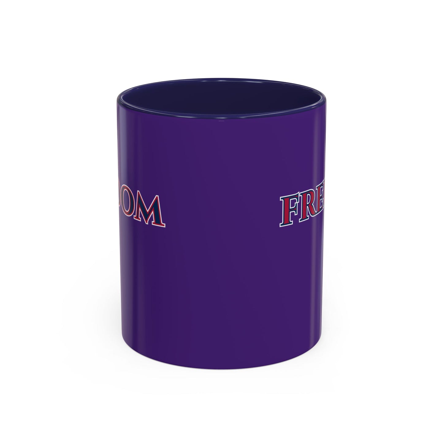 Freedom, Dark Purple Accent Mug by theGreenDragonTavern.shop