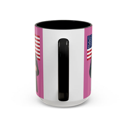 "Traitors and Patriots" Ulysses Grant Pink Accent Mug by theGreenDragonTavern.shop