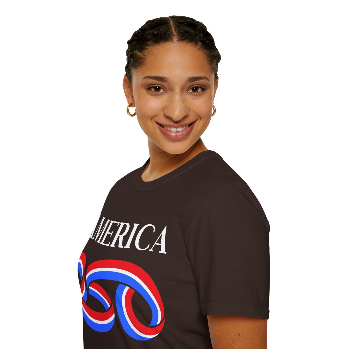 America 250 White font, Dark colors, Unisex T-Shirt by theGreenDragonTavern.shop