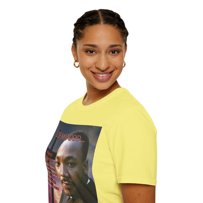 Use Me God, MLK Jr Light colors Unisex T-Shirt by theGreenDragonTavern.shop