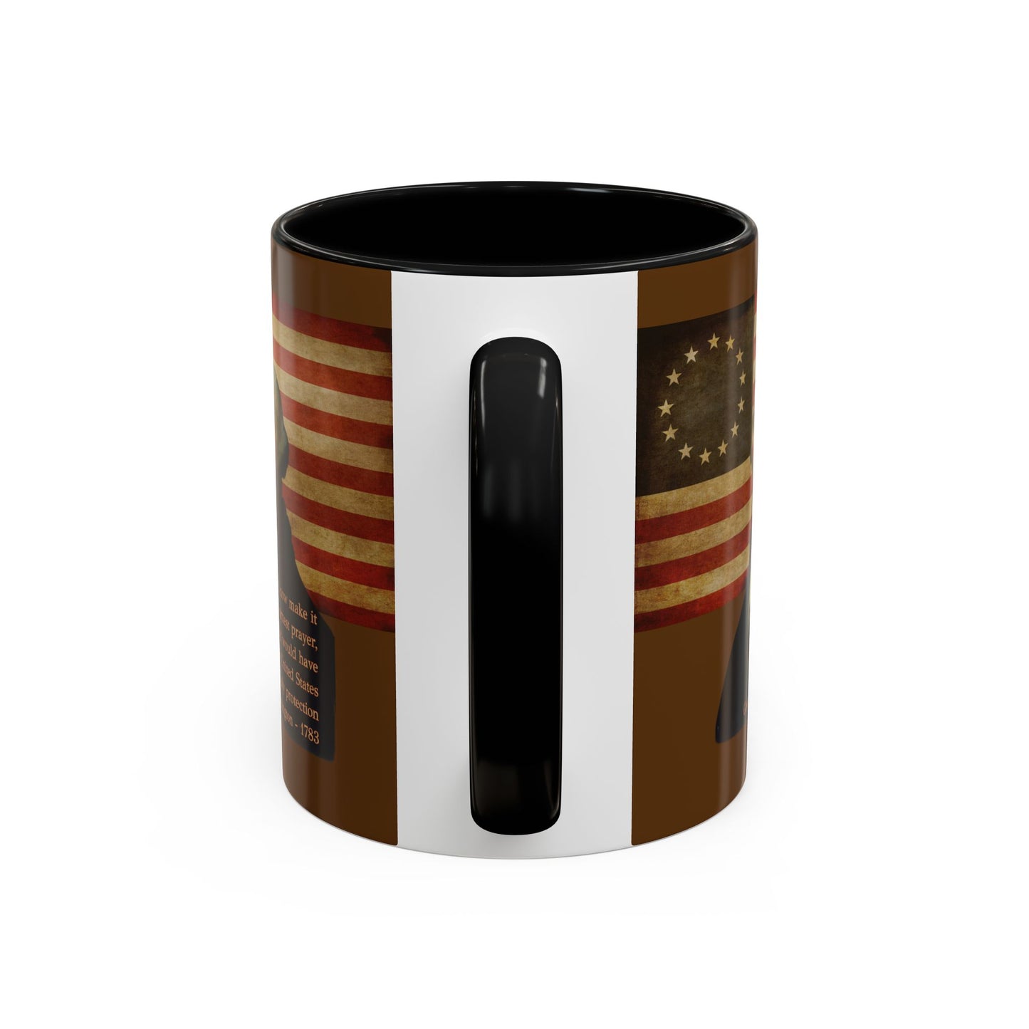 Washington's Earnest Prayer Brown Accent Mug by theGreenDragonTavern.shop