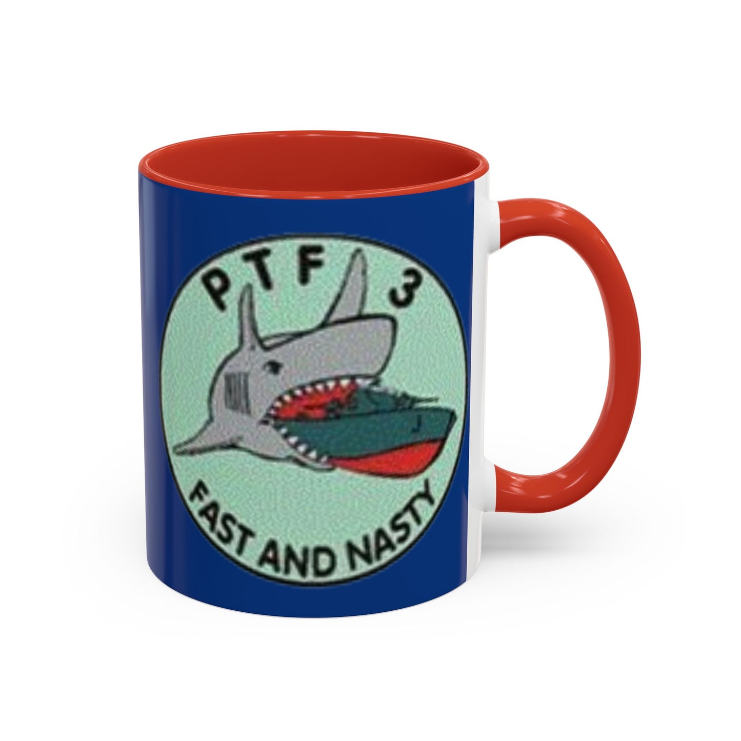 DNASM PTF-3 Blue Accent Mug by theGreenDragonTavern.shop