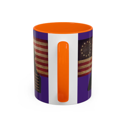 Washington's Earnest Prayer Purple Accent Mug by theGreenDragonTavern.shop