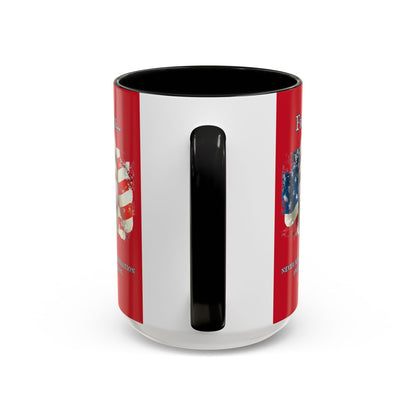 Ronald Reagan Freedom Vendetta Red Accent Mug by theGreenDragonTavern.shop