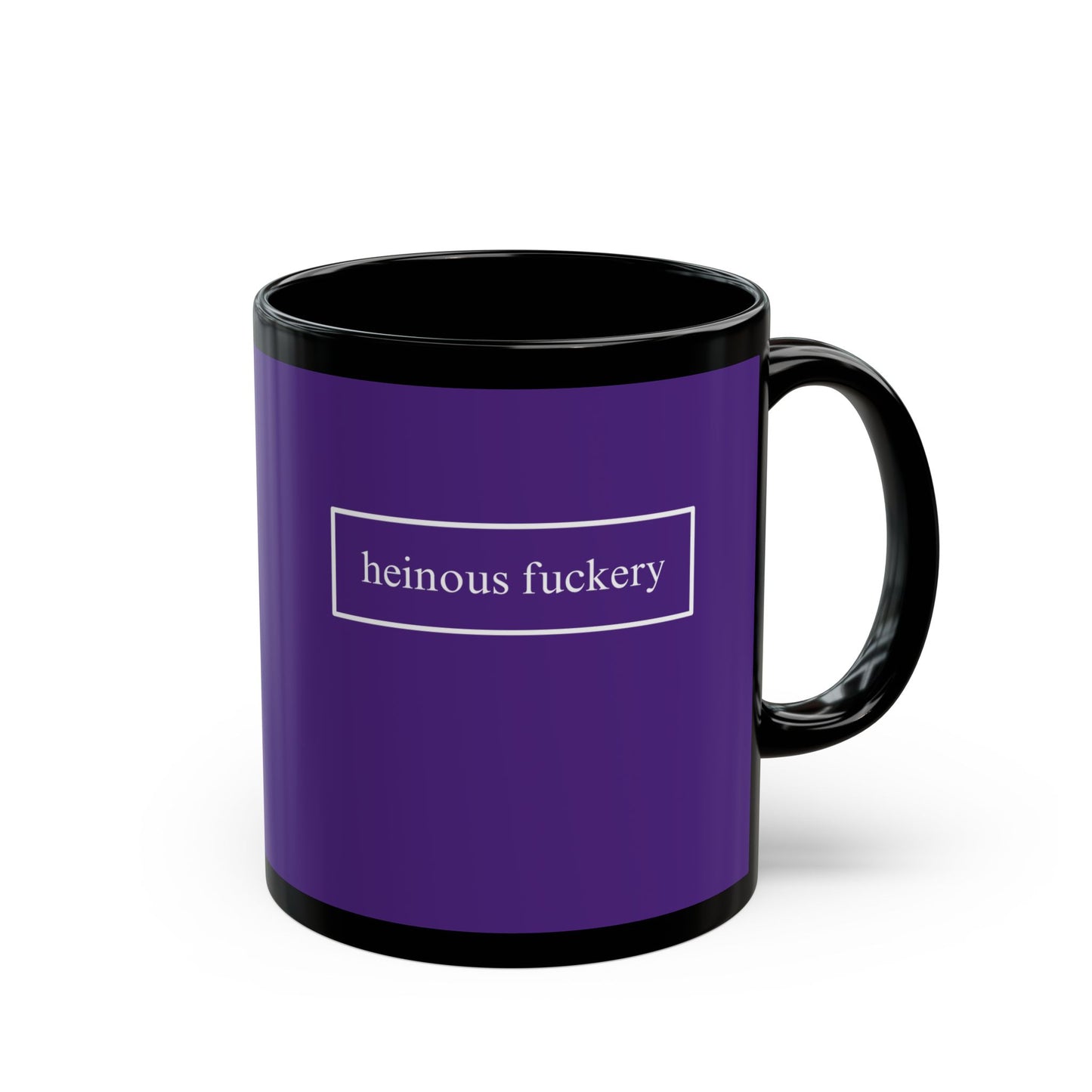Heinous Fuckery Dark Purple Mug by theGreenDragonTavern.shop