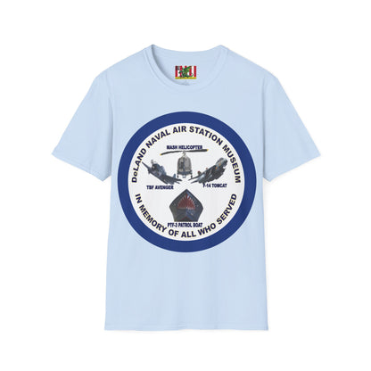 DNASM Student Art Navy Frame Lighter colors Unisex T-Shirt by theGreenDragonTavern.shop