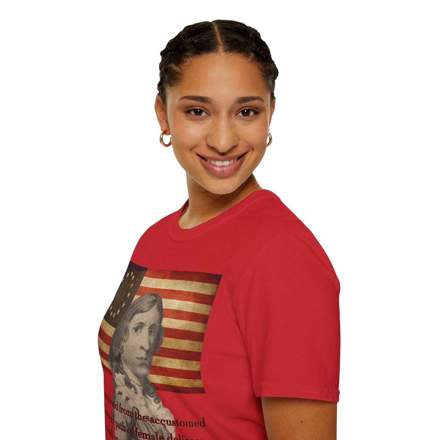 Deborah Sampson, America's Mulan Light colors Unisex T-Shirt by theGreenDragonTavern.shop