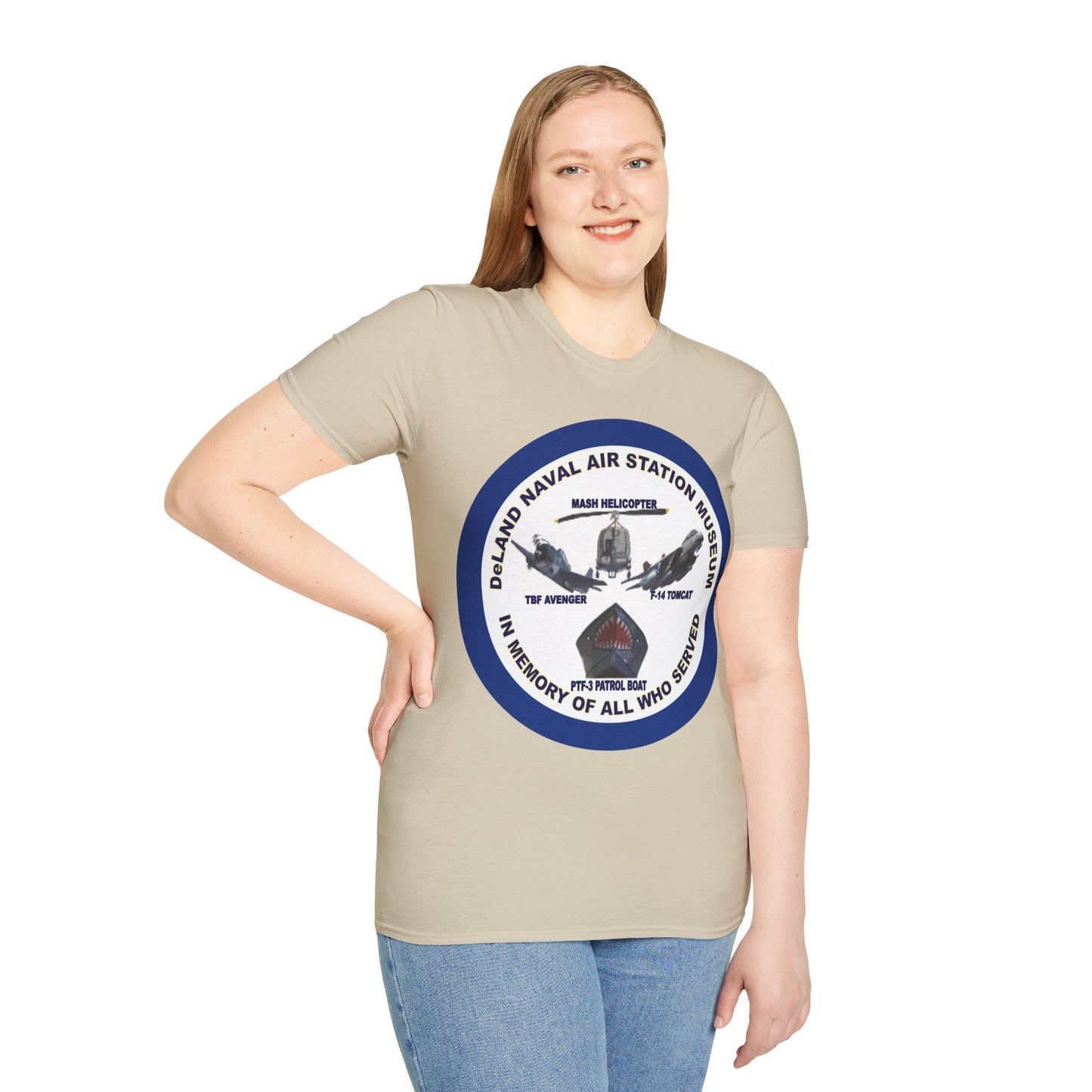 DNASM Student Art Navy Frame Lighter colors Unisex T-Shirt by theGreenDragonTavern.shop