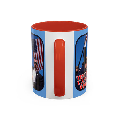 Trump and Vance 2024 Accent Mug by theGreenDragonTavern.shop