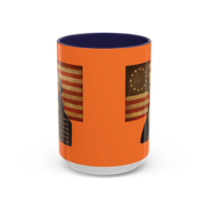 Washington's Earnest Prayer Orange Accent Mug by theGreenDragonTavern.shop