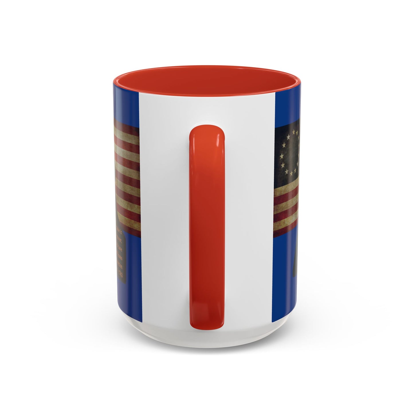 Washington's Earnest Prayer Dark Blue Accent Mug by theGreenDragonTavern.shop