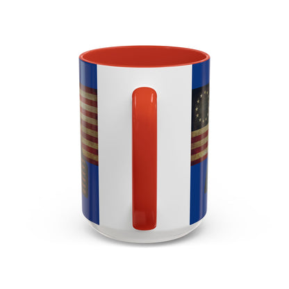 Washington's Earnest Prayer Dark Blue Accent Mug by theGreenDragonTavern.shop