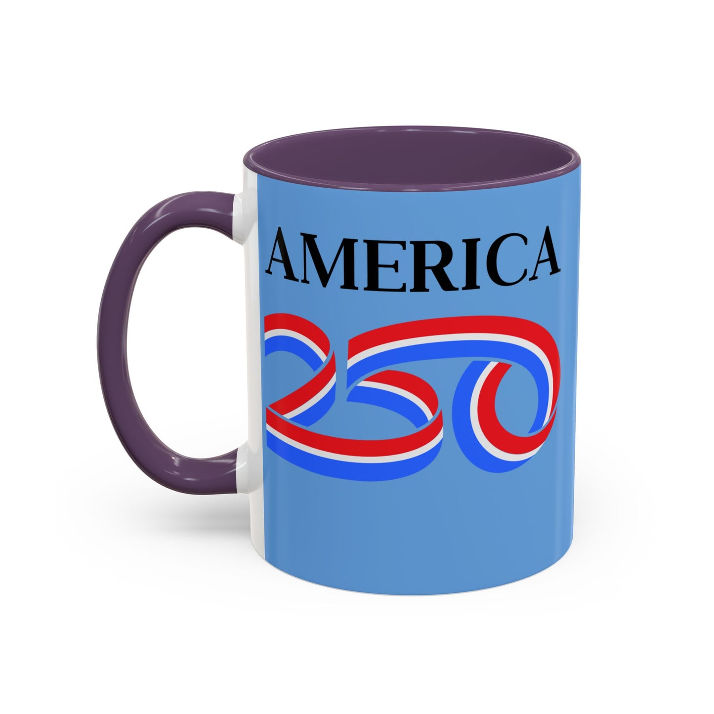 America 250 Light Blue Accent Mug by theGreenDragonTavern.shop