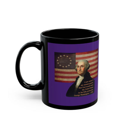 Washington's Earnest Prayer Purple Mug by theGreenDragonTavern.shop