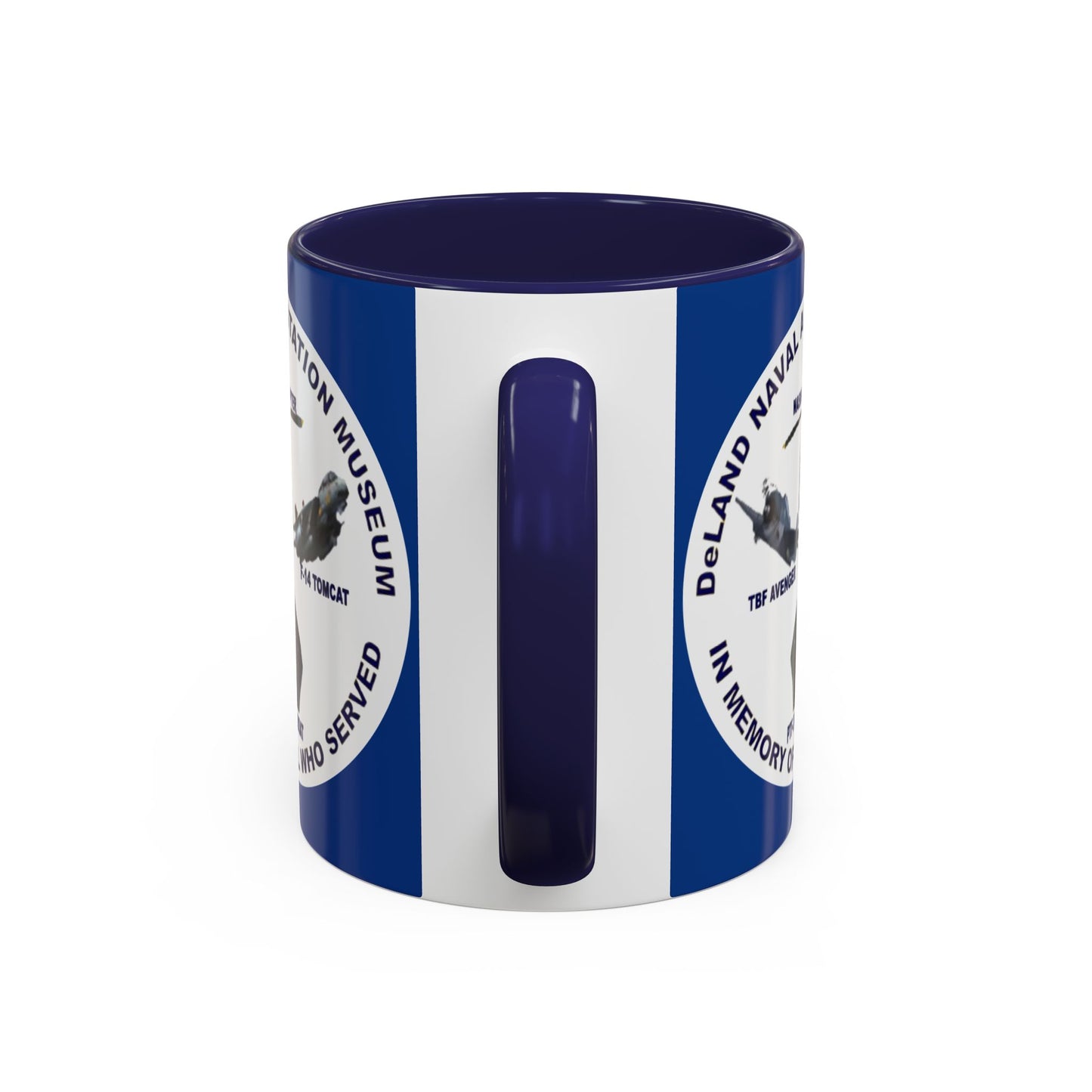 DNASM Student Art Blue Accent Mug by theGreenDragonTavern.shop