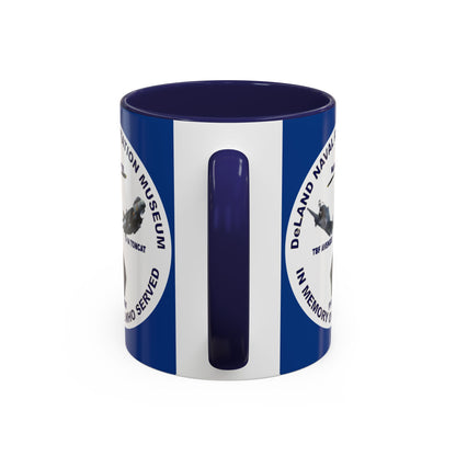 DNASM Student Art Blue Accent Mug by theGreenDragonTavern.shop