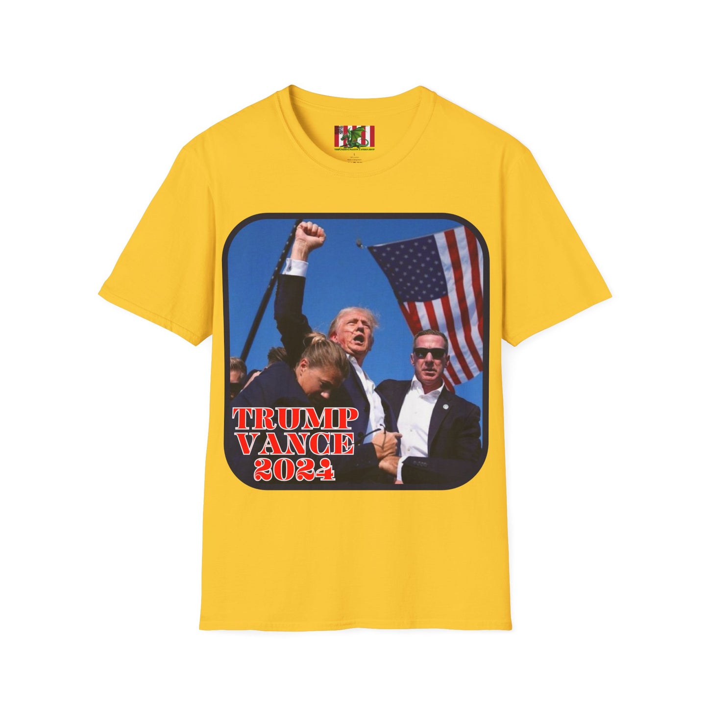 Trump and Vance 2024 Light colors Unisex T-Shirt by theGreenDragonTavern.shop