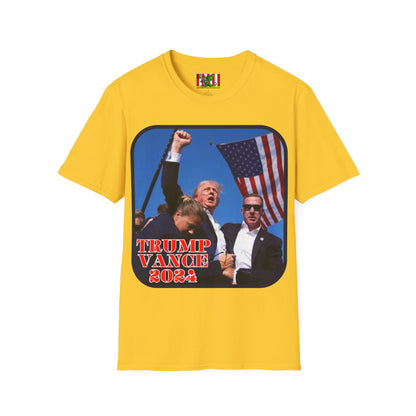 Trump and Vance 2024 Light colors Unisex T-Shirt by theGreenDragonTavern.shop
