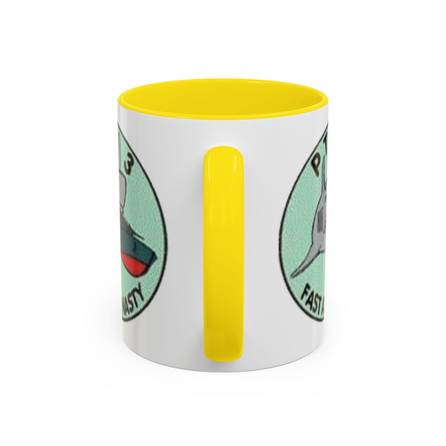 DNASM PTF-3 White Accent Mug by theGreenDragonTavern.shop