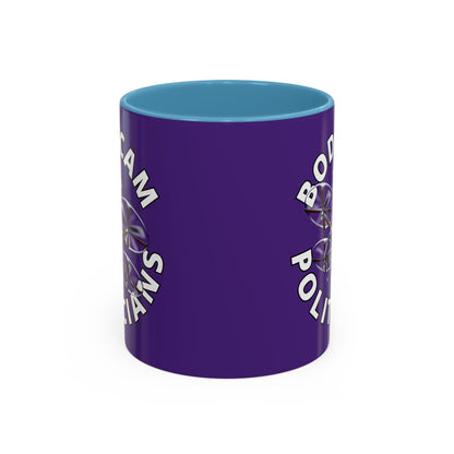 Bodycam the Politicians Drone Dark Purple Accent Mug by theGreenDragonTavern.shop