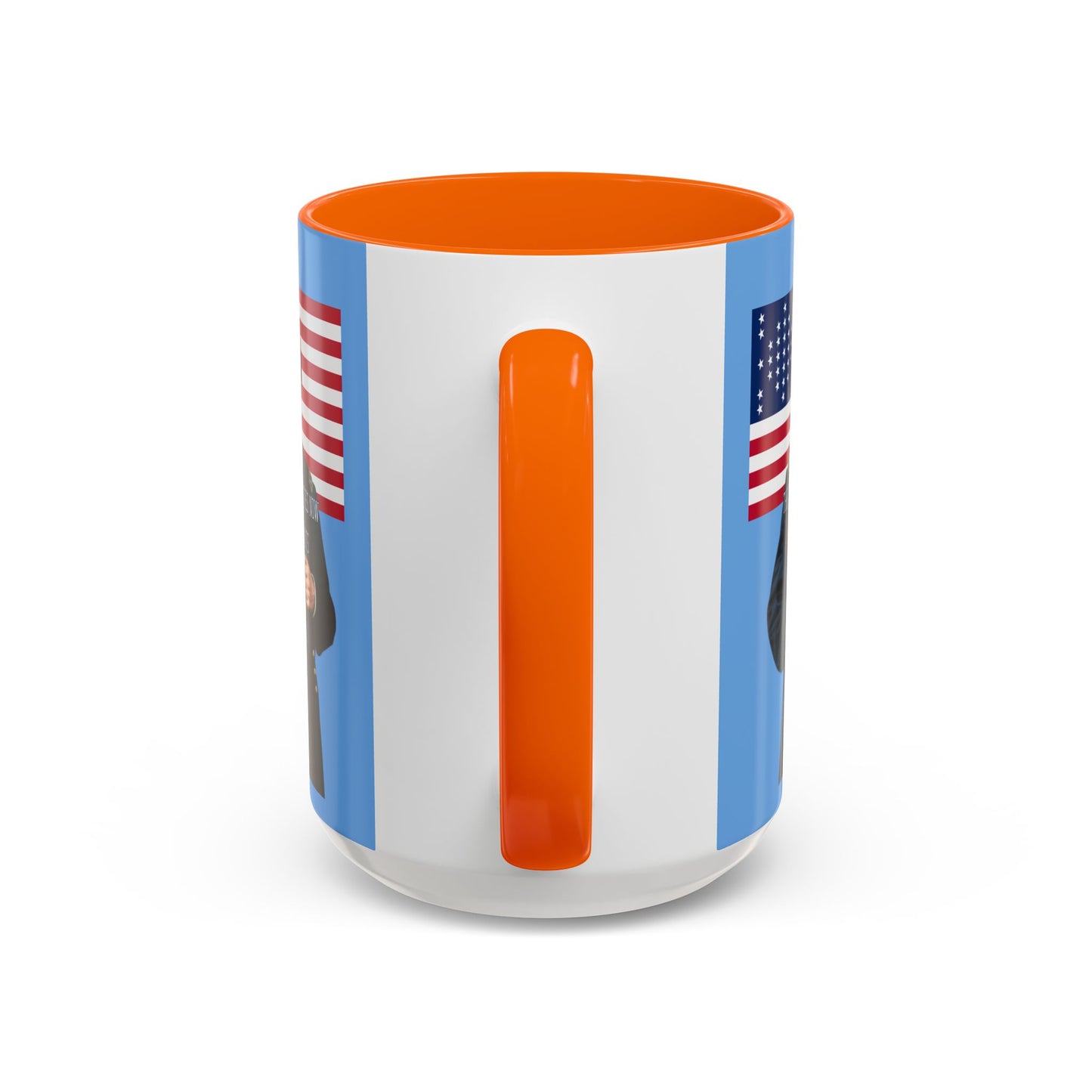 "Traitors and Patriots" Ulysses Grant Light Blue Accent Mug by theGreenDragonTavern.shop