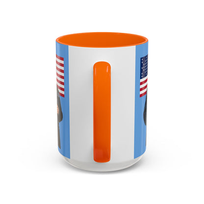 "Traitors and Patriots" Ulysses Grant Light Blue Accent Mug by theGreenDragonTavern.shop