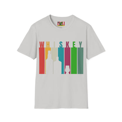 Whiskey spelled with an 'e' Light colors Unisex T-Shirt by theGreenDragonTavern.shop